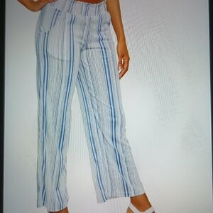 Striped Wide Leg Pants